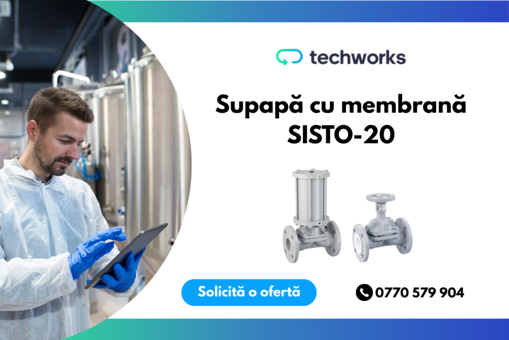 KSB SISTO-20 PN16 diaphragm valve for industrial applications